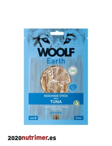 Woolf Earth Noohide S Barrita con Atún 90g | Snacks Perros