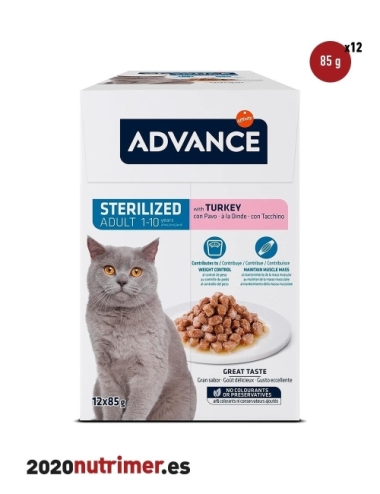 Wet Sterilized Turkey | Alimentación Gatos | Advance Affinity