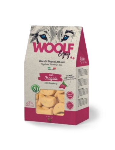 Woolf Galletas con Fresas 400gr | Snacks Perros