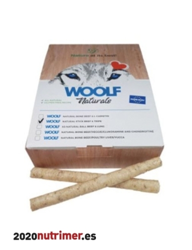 Woolf Natural Palitos Ternera y Tripa 900gr | Snacks Perros