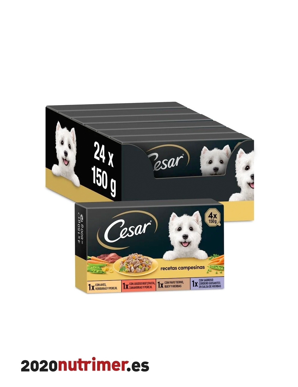 CESAR senior 6x4x150gr | Snacks Perros | Cesar Snacks