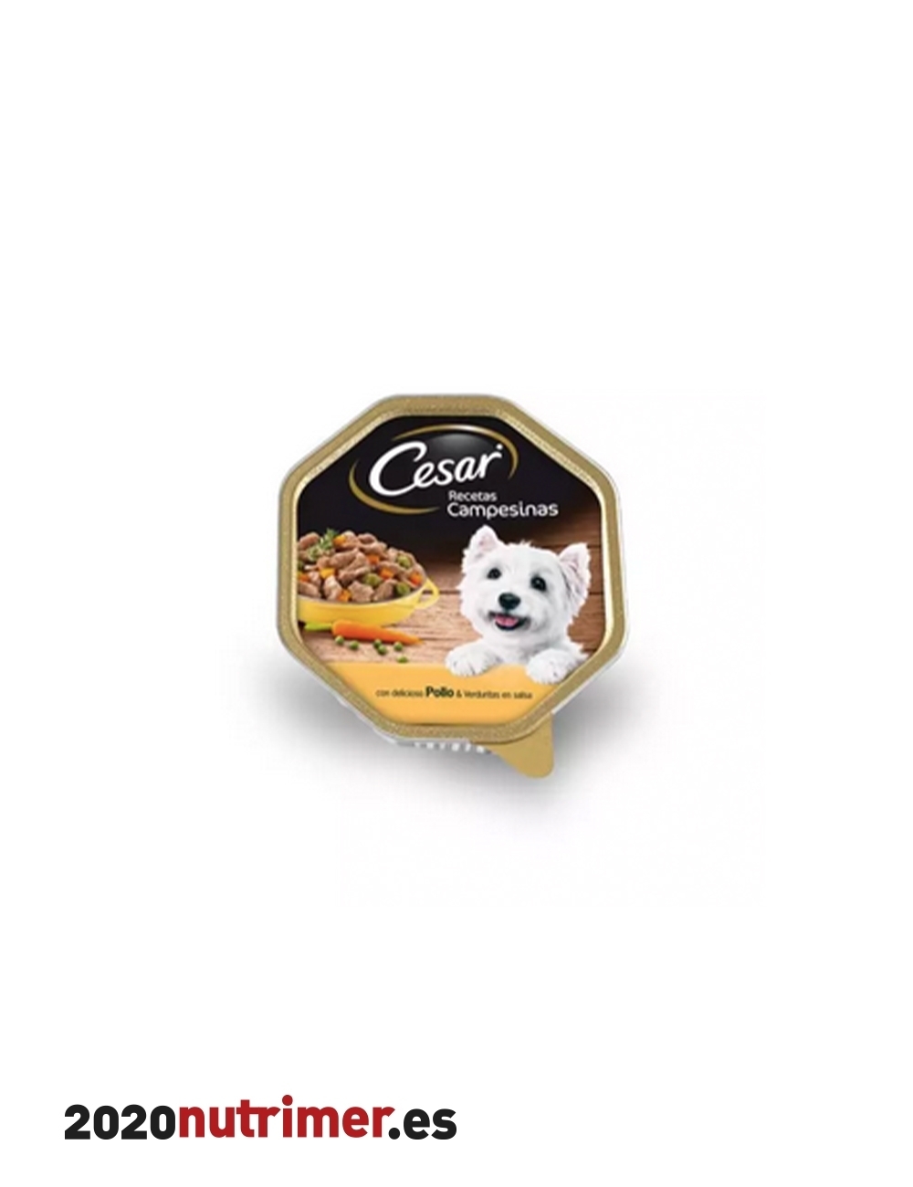 CESAR Campesina POLLO y VERDURAS, 14x150gr | Snacks Perros | Cesar Snacks