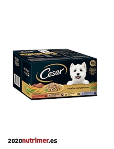 CESAR lote RECETAS CAMPESINAS (4x4 +2) 150 g | Snacks Perros | Cesar Snacks