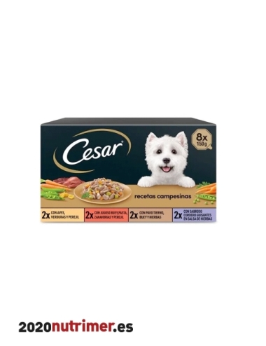 CESAR CAMPESINAS 12 tarrinas | Snacks Perros | Cesar Snacks