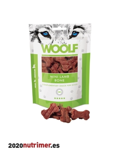 Woolf Mini Hueso de Cordero 100gr | Snacks Perros