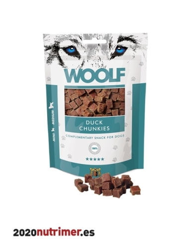 Woolf Bocaditos de Pato 100gr | Snacks Perros