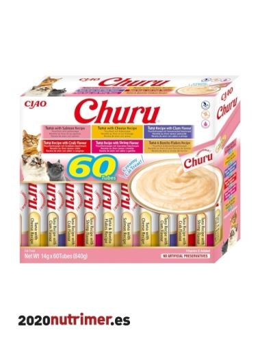 Churu CAT Variedades de Atun (60p) | Snacks Gatos