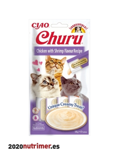 CHURU CAT RCT ATUN CON ALMEJA  (12X56 GR) | Snacks Gatos