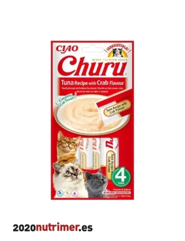 CHURU CAT RCT ATUN CON CANGREJO  (12X56 GR) | Snacks Gatos