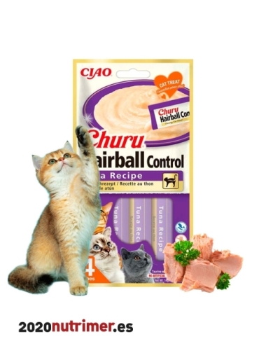 CHURU HAIRBALL RCT ATUN  | Snacks Gatos