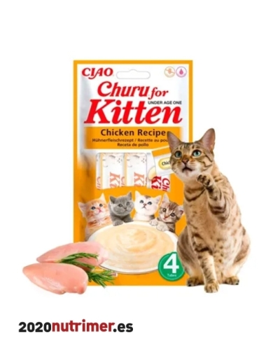 CHURU KITTEN RCT POLLO  | Snacks Gatos