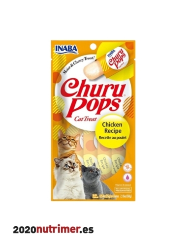 Churu Pops Receta de pollo | Snacks Gatos