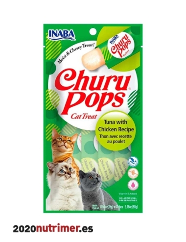 Churu Pops Receta de atun con pollo | Snacks Gatos