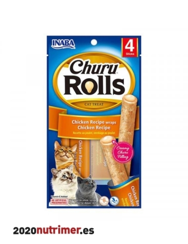 Churu Rolls receta de pollo | Snacks Gatos