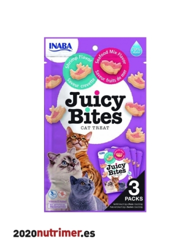 Churu CAT Juicy Bites Gamba/Marisco | Snacks Gatos