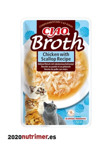 Churu CAT Chicken BROTH vieira | Comida Humeda | Inaba| Nutrimer