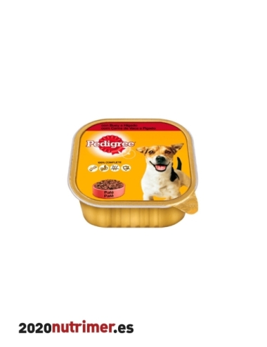 PEDIGREE tarrina BUEY e HIGADO 20 x 300g | Comida Humeda | Pedigree| Nutrimer