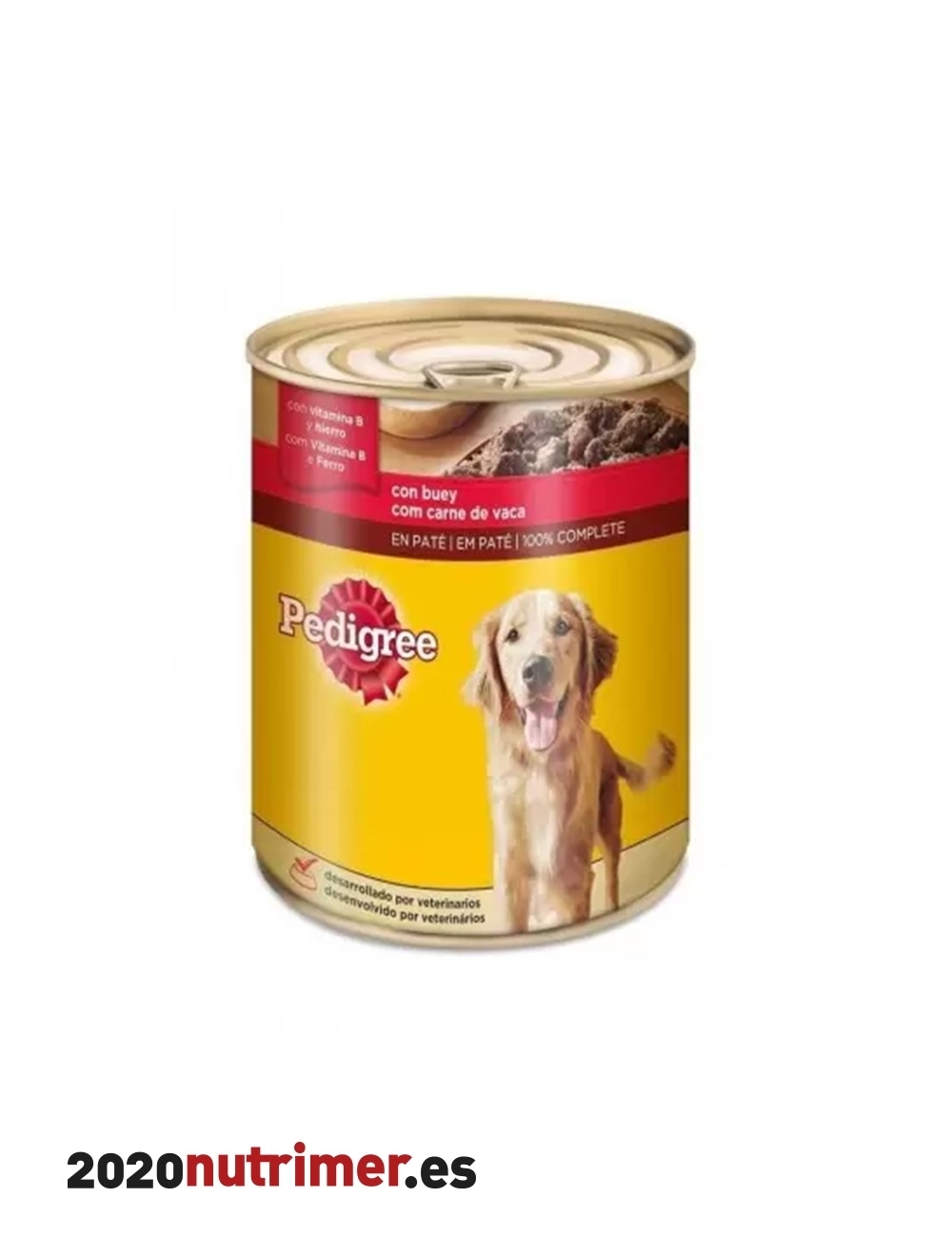 Pedigree latas BUEY 12x800 gr | Comida Humeda | Pedigree| Nutrimer