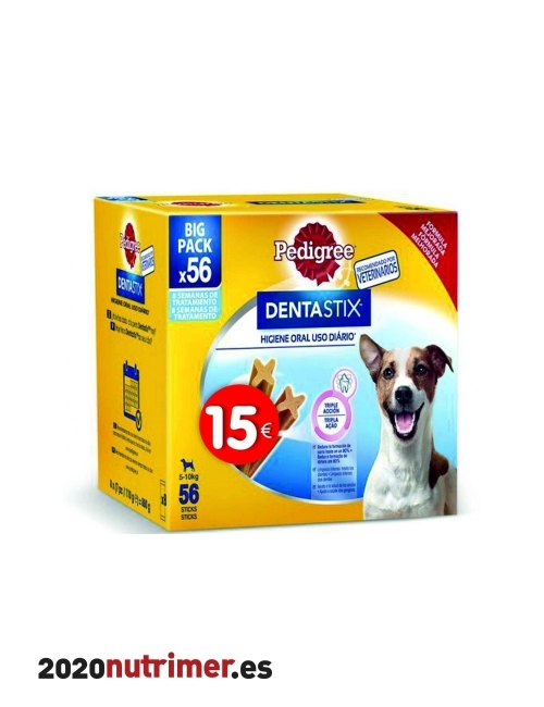 DENTASTIX Bipackmensual peq 56uni (14 euros ) | Snacks Perros