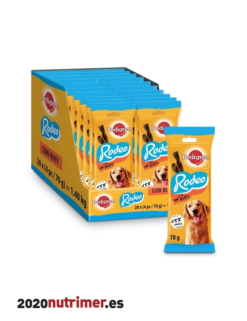 RODEO "Buey" (20Ud x 70Gr) | Snacks Perros