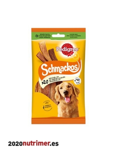 SCHMACKOS (18 Ud x 104Gr) | Snacks Perros