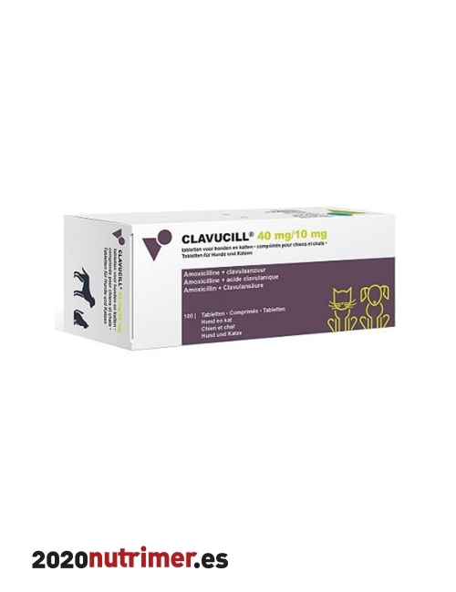 CLAVUCILL 40/10mg, 100 comp | Antibioticos