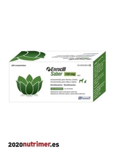 ENROCILL SABOR 150 mg ,100 comp | Antibioticos