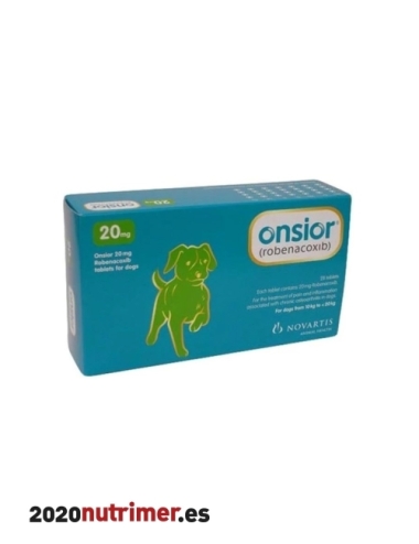 ONSIOR 20MG PERRO 30 COMP | Antiflamatorios