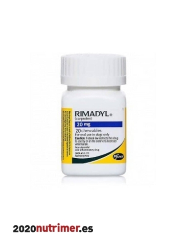 RIMADYL MASTICABLE 20 MG (20 comp) | Antiflamatorios