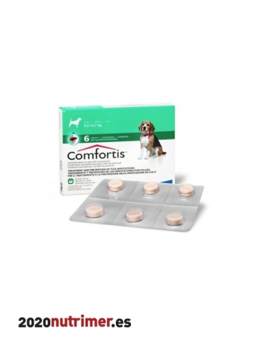 COMFORTIS 665 MG 9.5-14.7 KG VERDE (6 COMP)| Antiparasitarios