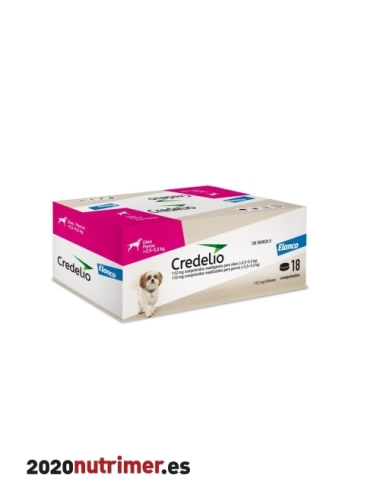 CREDELIO 112 MG 2.5-5,5 KG 18 COMP (ROSA)| Antiparasitarios