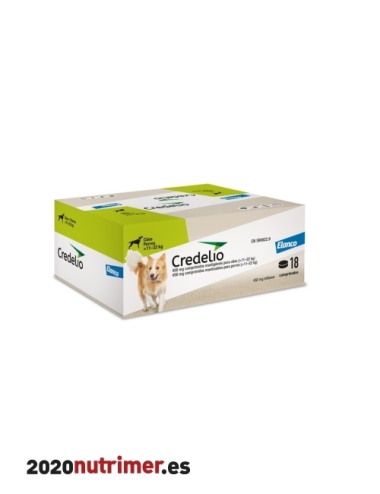 CREDELIO 450 MG 11-22 KG 18 COMP (VERDE)| Antiparasitarios