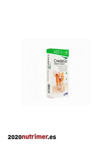 CREDELIO 450 MG 11-22 KG 6 COMP ( VERDE )| Antiparasitarios