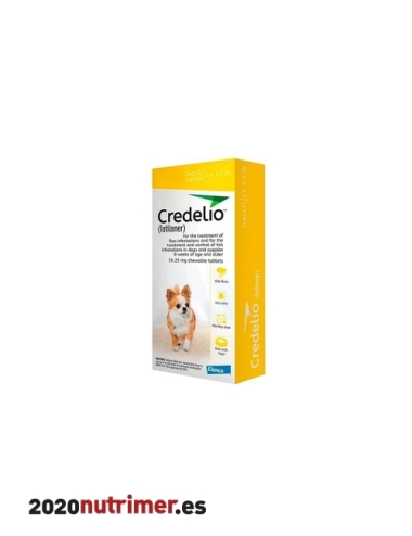 CREDELIO 56 MG 1.3-2.5 KG 6 COMP (AMARILLO)| Antiparasitarios