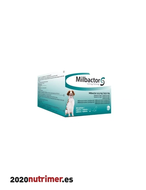 MILBACTOR Perro GRANDE 48 comp| Antiparasitarios