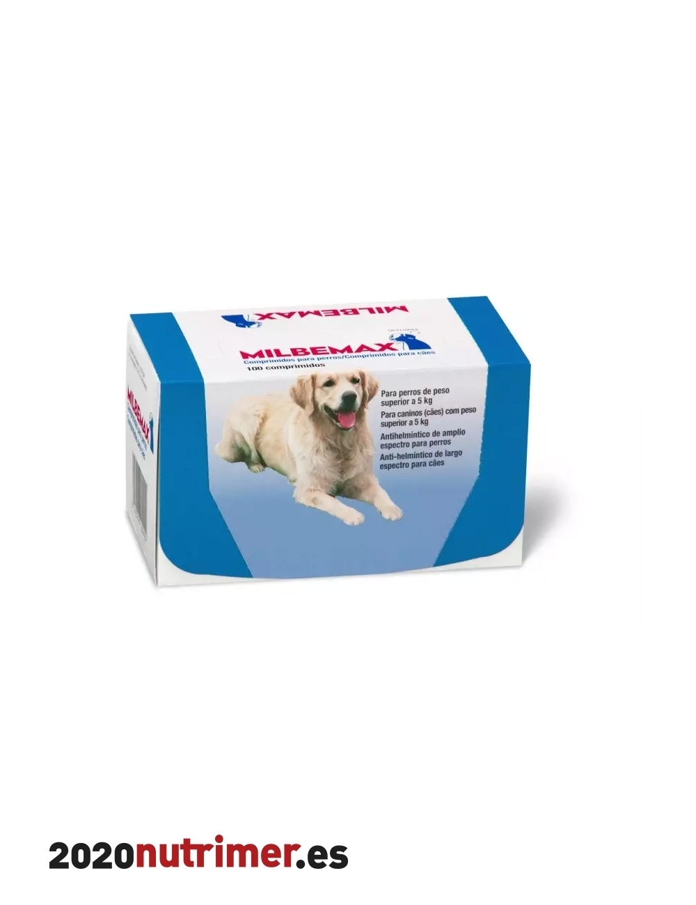 MILBEMAX SABOR 12.5/125 MG PERRO GRANDE 100 COMP| Antiparasitarios