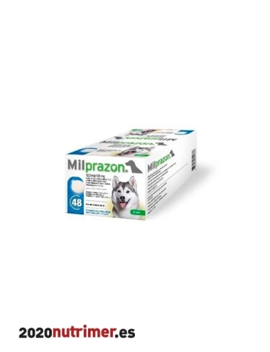 MILPRAZON 12.5MG/125MG PERRO GRANDE 48 COMP| Antiparasitarios