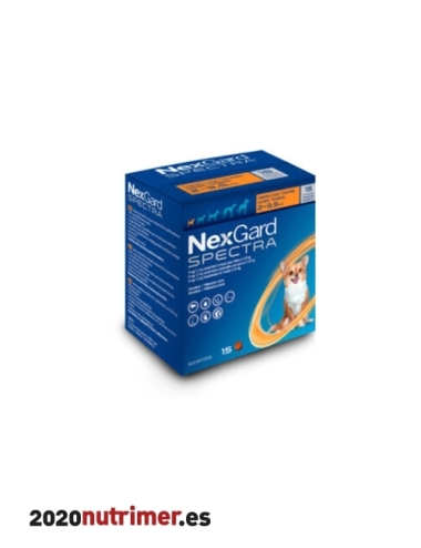 NEXGARD Spectra "2-3,5 Kg" (15 comp)| Antiparasitarios