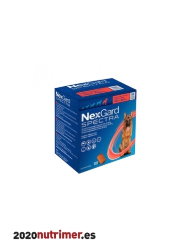 NEXGARD Spectra "30 a 60 Kg" (15 comp)| Antiparasitarios