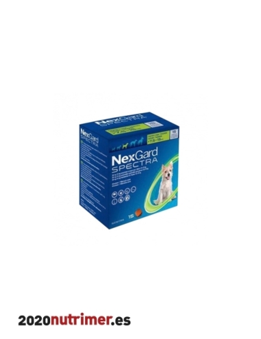 NEXGARD Spectra "7,5 a 15 Kg" (15 comp)| Antiparasitarios