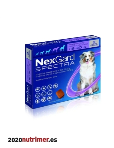 NEXGARD Spectra 15-30Kg (3 comp)| Antiparasitarios