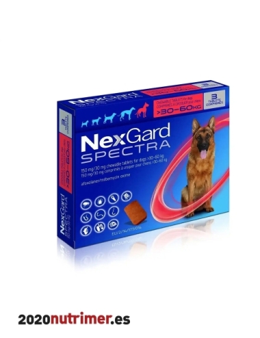 NEXGARD Spectra 30-60Kg (3 comp)| Antiparasitarios