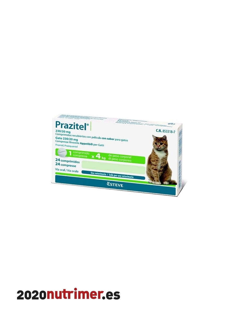 PRAZITEL GATOS 24 COM| Antiparasitarios