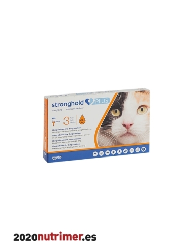 STRONGHOLD PLUS GATO 2,5-5Kg (3 pip) | Antiparasitarios