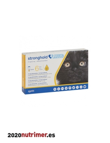 STRONGHOLD Plus Gato 2,5 Kg (6 Pip) | Antiparasitarios