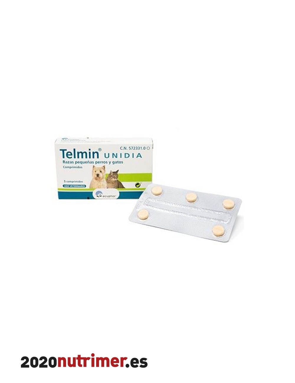 TELMIN 5kg/Unidia (5 comp)| Antiparasitarios